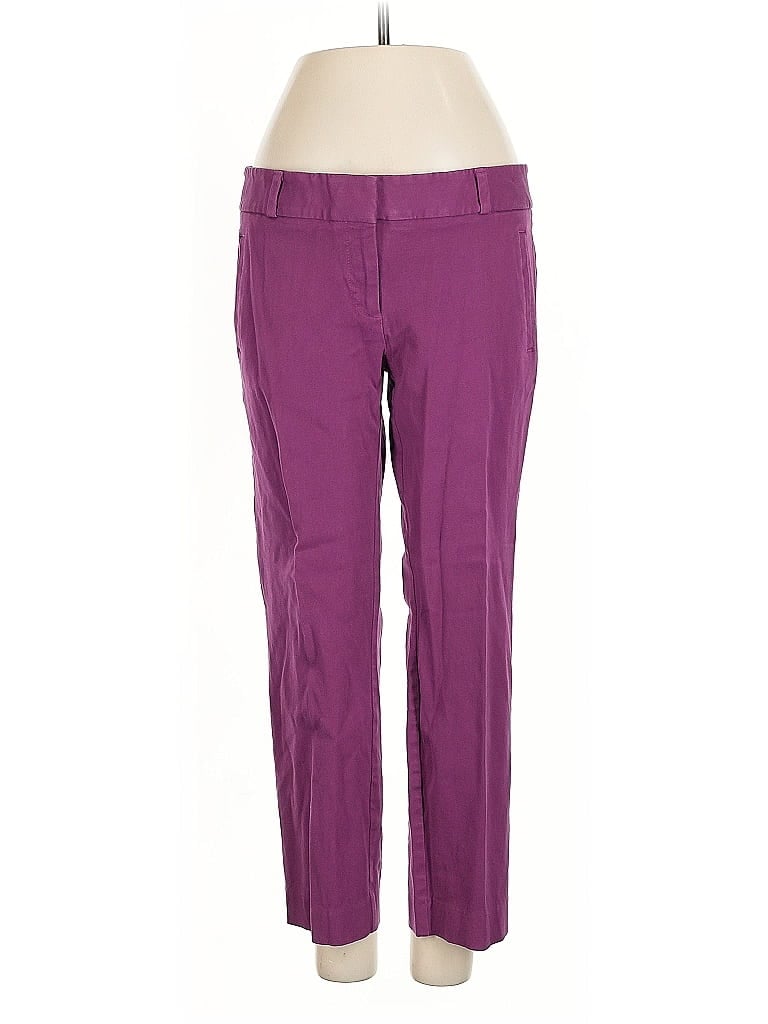 Pre-owned Ann Taylor Loft Casual Pants In Purple