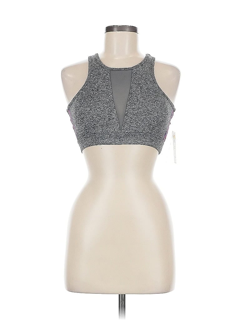 C&c California Tank Top Gray Halter Neckline Tops