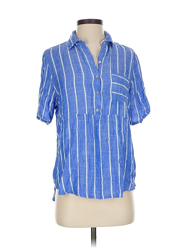 Pre-owned Sisstrevolution Short Sleeve Polo Shirt In Blue