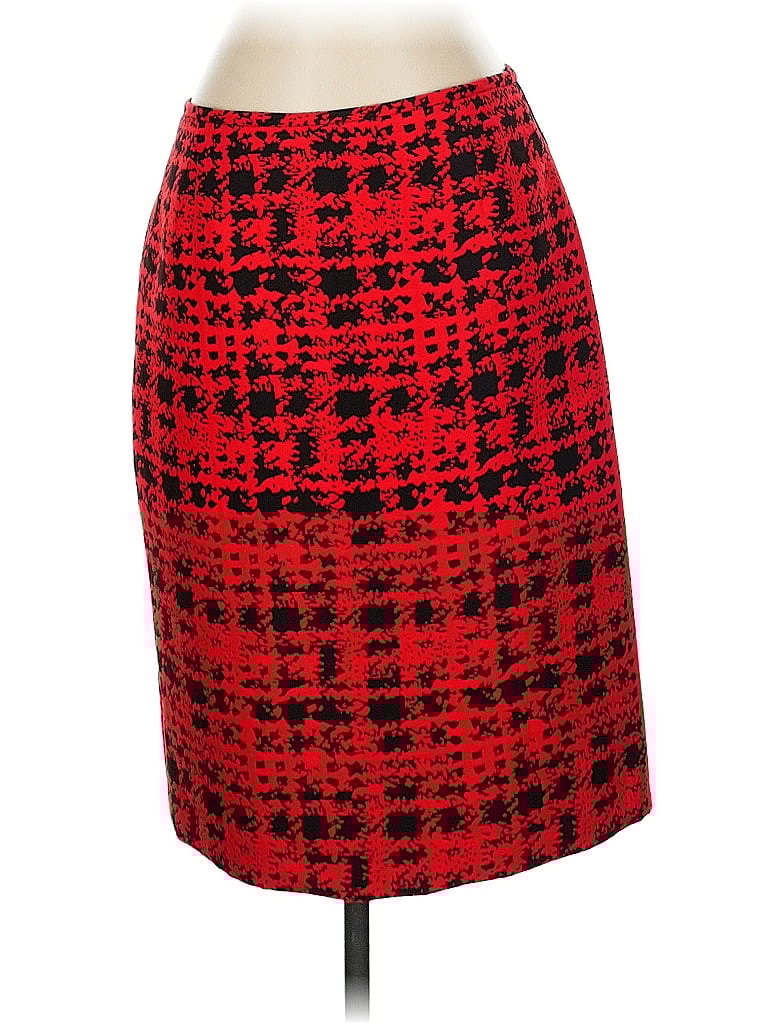 Pre-owned Tahari By Asl Formal Skirt In Red