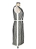 BCBGMAXAZRIA Tweed Gray Ivory Casual Dress Size 6 - photo 4