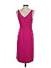 Ann Taylor 100% Polyester Solid Pink Cocktail Dress Size 0 - photo 2