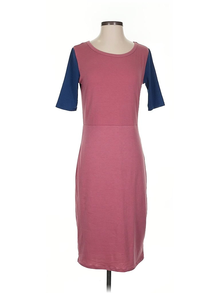 Pre-owned Lularoe Casual Dress In Burgundy