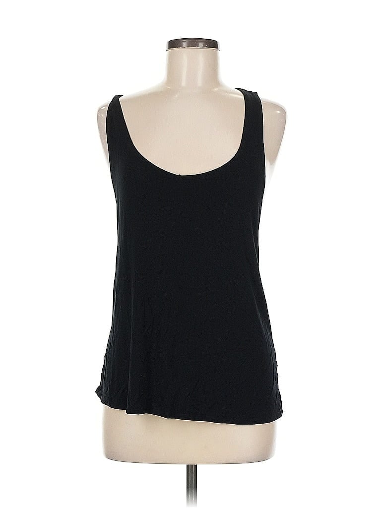 Pre-owned Adore Me Tank Top Black Solid Pattern Strapless Neckline Tops