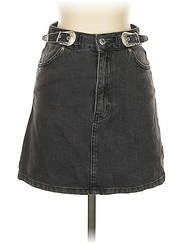 Topshop Denim Skirt (view 1)