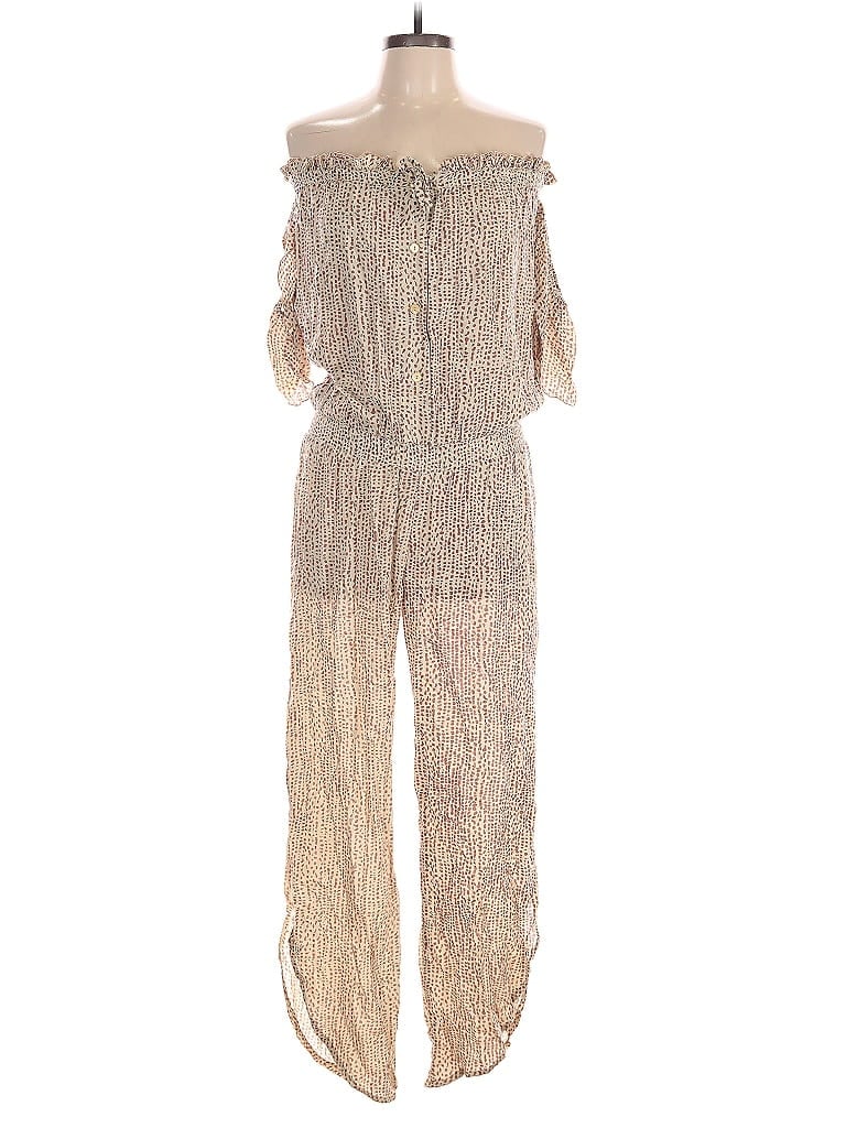 Pre-owned Khush Jumpsuit In Brown