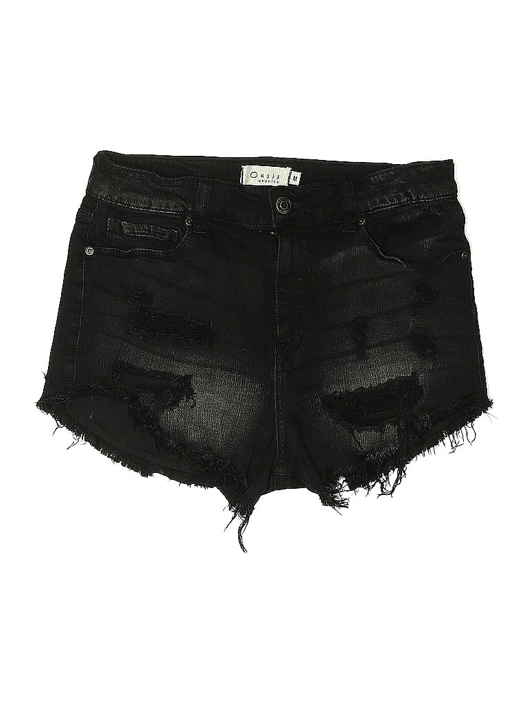 Click to view more detailed imagery on our partner's website Pre-owned Oasis Denim Shorts In Black