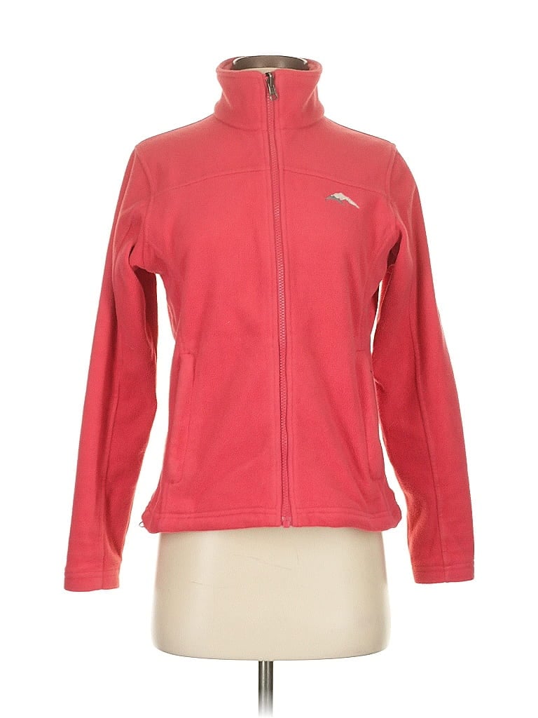 Pre-owned Assorted Brands Fleece Jacket In Red