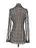 CAbi Houndstooth Silver Blue Long Sleeve Blouse Size S - photo 2