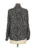 Carolina Belle 100% Polyester Polka Dots Black Long Sleeve Blouse Size M - photo 2