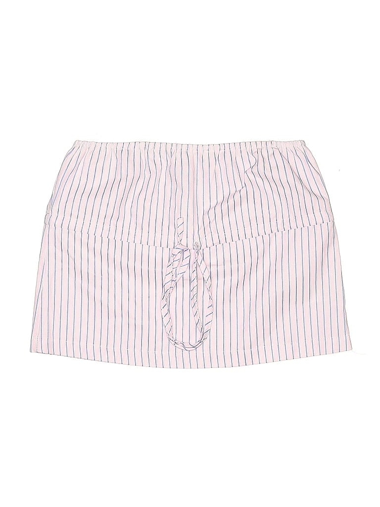 Pre-owned Edikted Tube Top Pink Stripes Pattern Strapless Neckline Tops