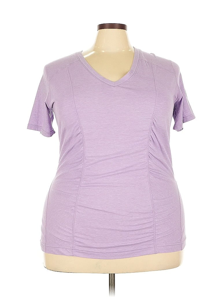 Click to view more detailed imagery on our partner's website Pre-owned Zella Active T-shirt In Purple
