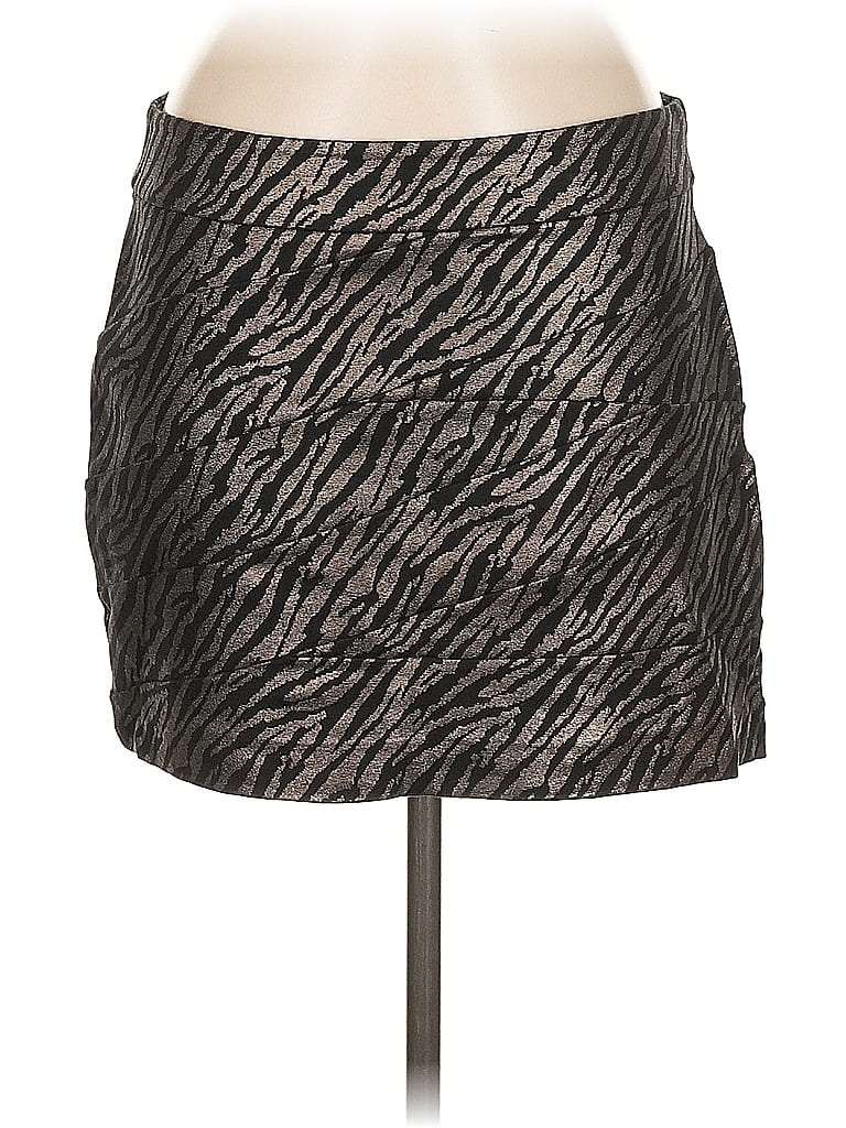 Pre-owned Express Casual Skirt In Gray
