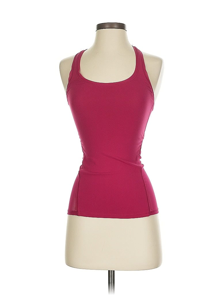 LULULEMON ATHLETICA Pre-owned Tank Top Pink Halter Neckline Tops