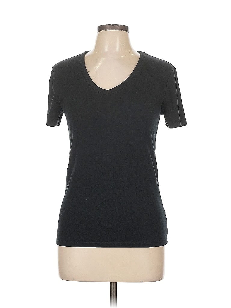 Pre-owned Gap Short Sleeve T-shirt In Black