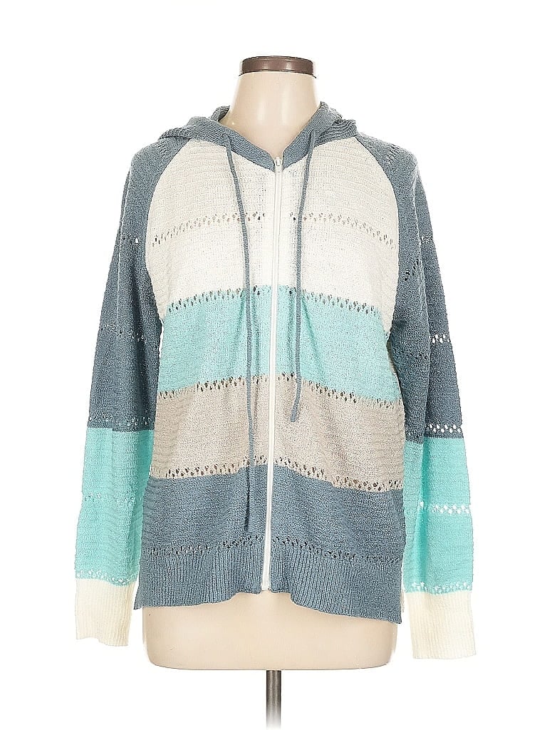 Pre-owned Unbranded Cardigan Sweater In Blue