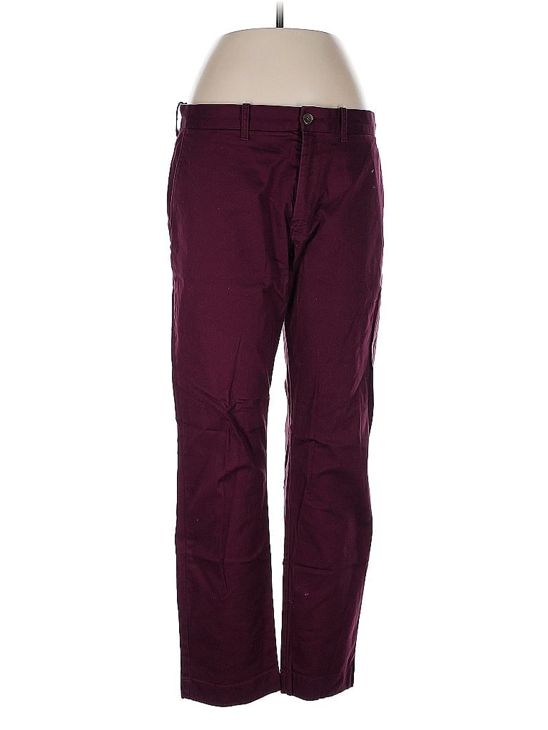 Pre-owned J.crew Mercantile Casual Pants In Burgundy
