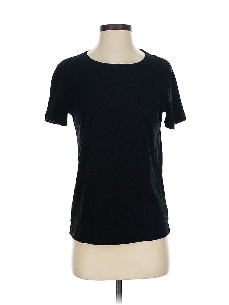 Pre-owned Ann Taylor Loft Short Sleeve T-shirt In Black