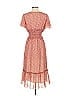 Max Studio 100% Polyester Hearts Red Pink Casual Dress Size 1 - photo 2