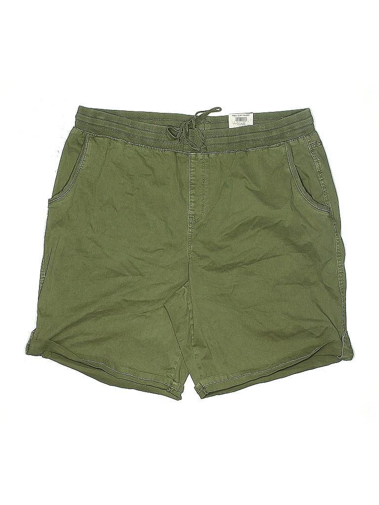 Pre-owned Style & Co Khaki Shorts In Green