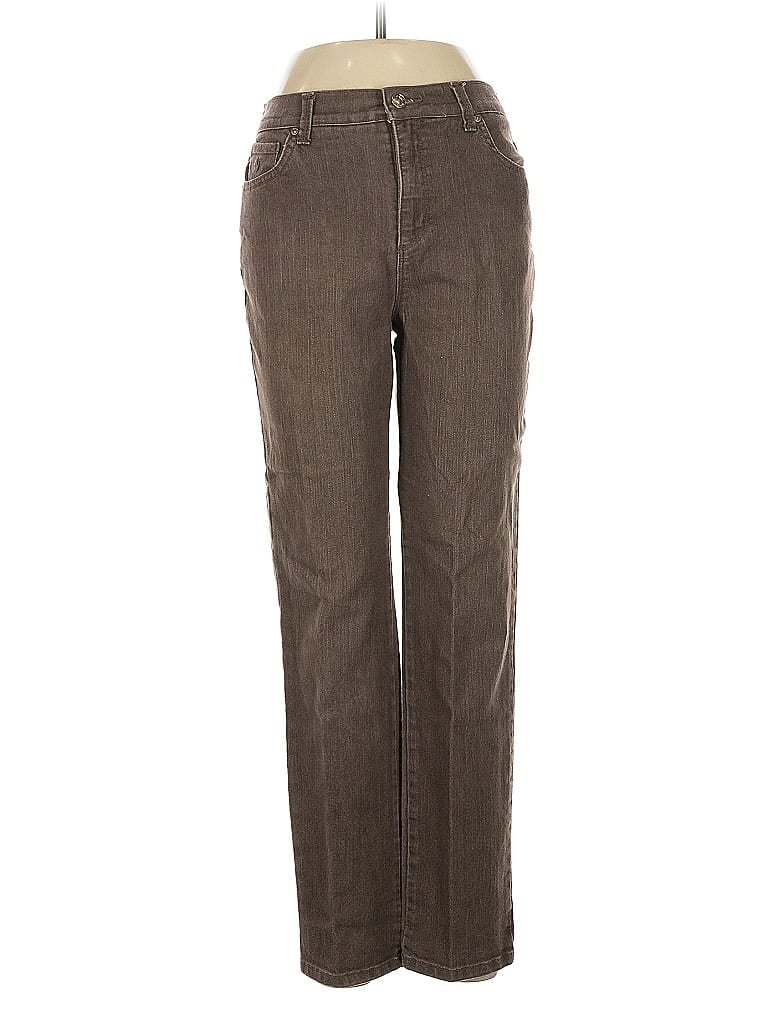 Pre-owned Gloria Vanderbilt Casual Pants In Brown