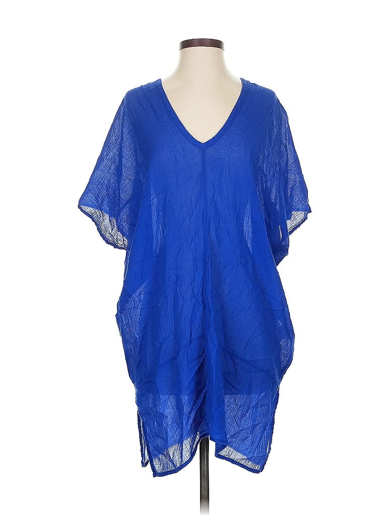 Pre-owned Bobi Kimono In Blue
