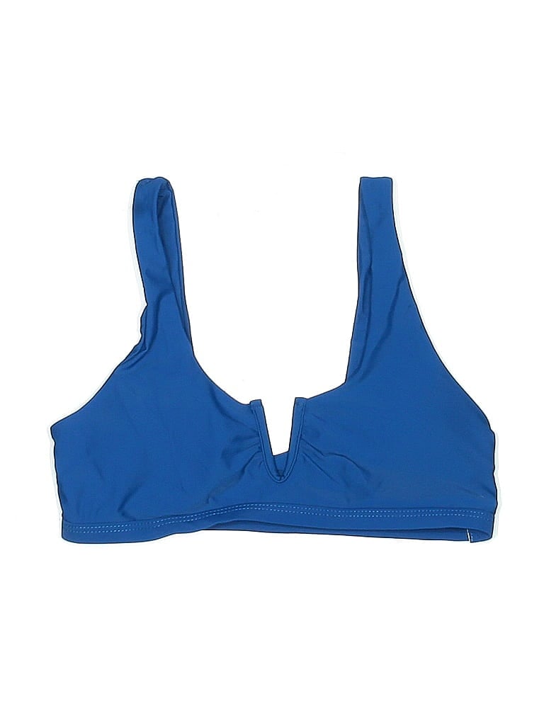 Pre-owned Unbranded Swimsuit Top Blue Swimwear