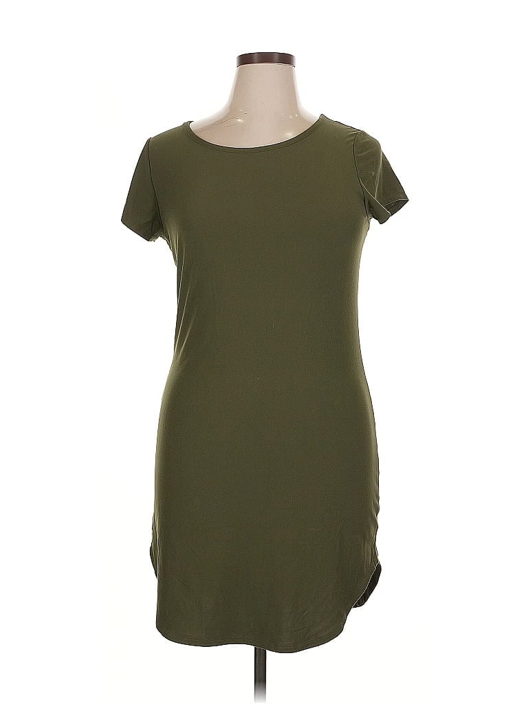 Pre-owned Derek Heart Casual Dress In Green