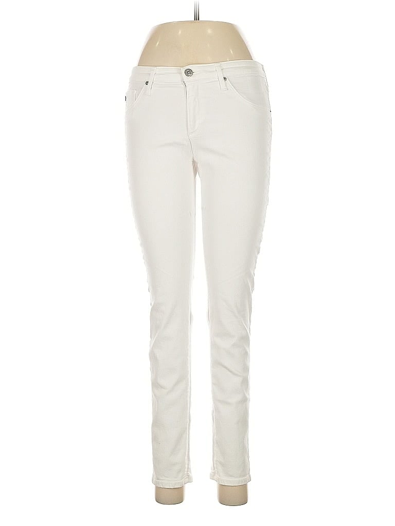 Pre-owned Adriano Goldschmied Jeans In White