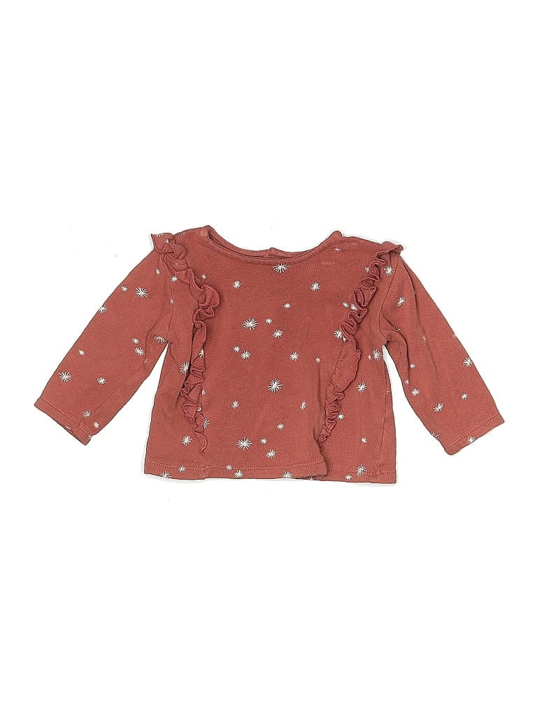 Click to view more detailed imagery on our partner's website Pre-owned Grayson Collective Babies' 3/4 Sleeve Blouse In Burgundy