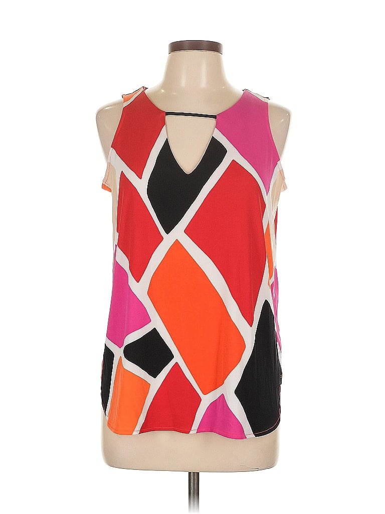 Pre-owned Worthington Sleeveless Blouse In Orange