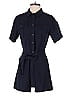 Greylin 100% Polyester Solid Blue Romper Size XS - photo 1