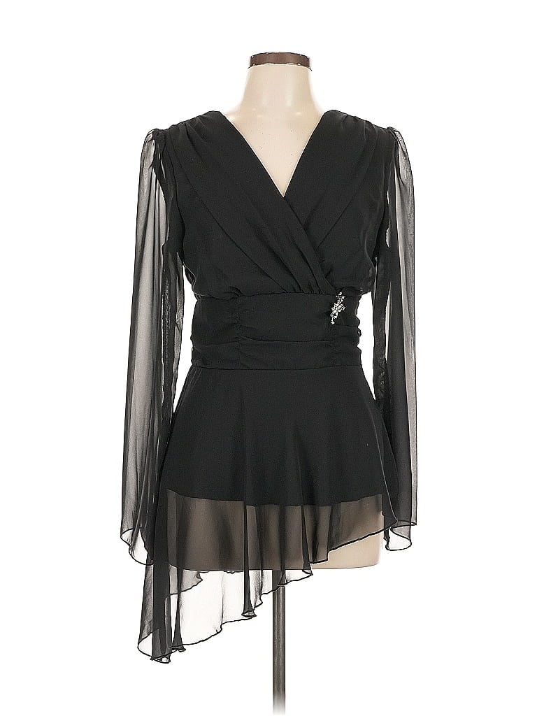 Pre-owned Connected Apparel Cocktail Dress In Black