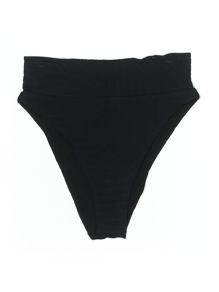 Pre-owned Aerie Swimsuit Bottoms In Black
