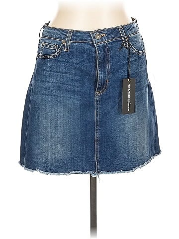 Just Black Denim Skirt (view 1)