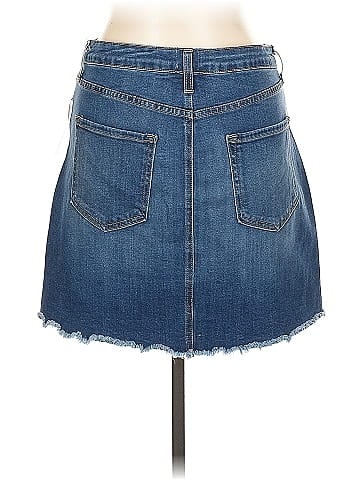 Just Black Denim Skirt (view 2)