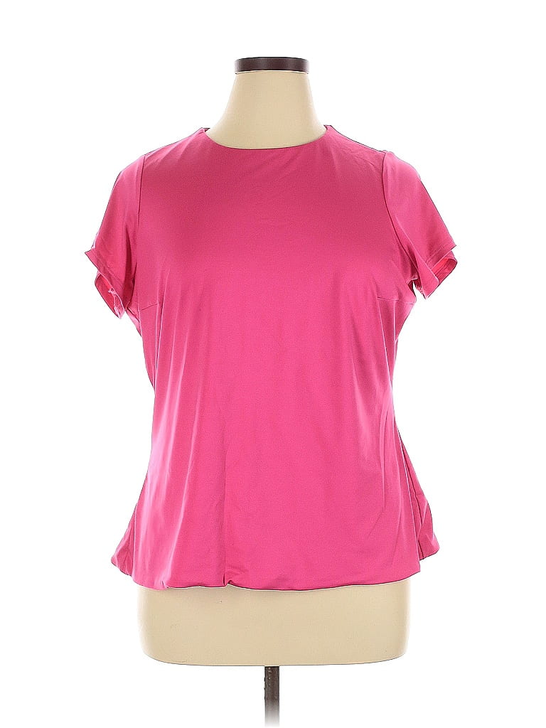 Pre-owned Halogen Active T-shirt In Pink