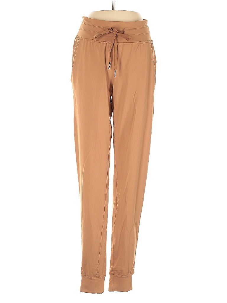Pre-owned Zyia Active Casual Pants In Brown