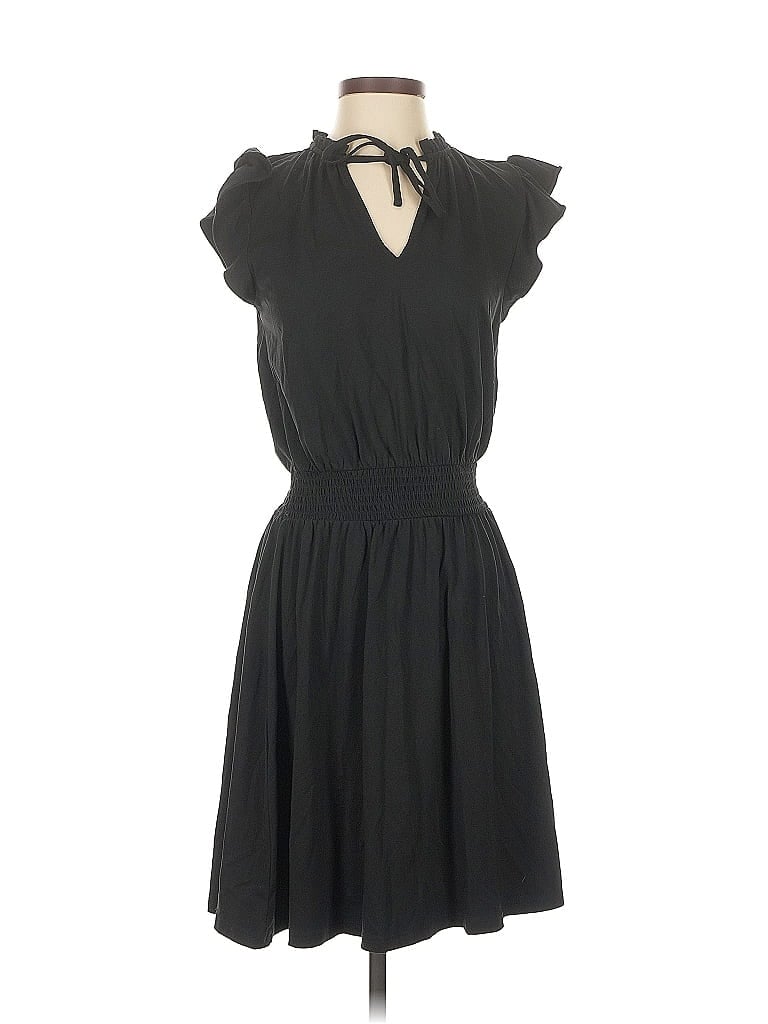 Pre-owned Ann Taylor Loft Casual Dress In Black