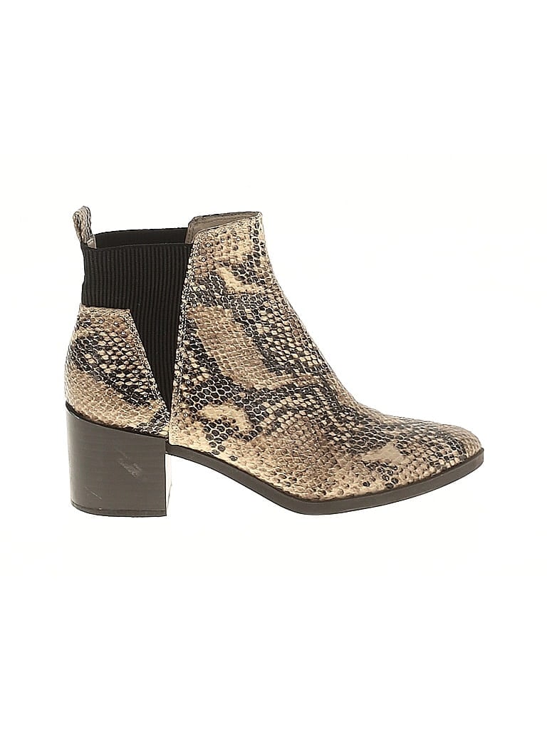 Pre-owned Nine West Ankle Boots In Brown