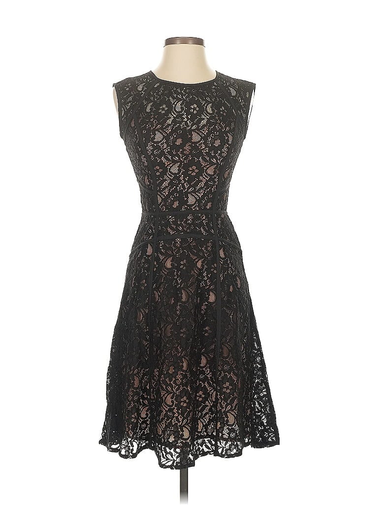 Pre-owned Bcbgmaxazria Cocktail Dress In Black