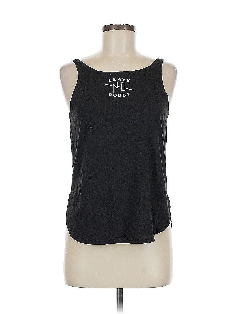 Pre-owned Assorted Brands Tank Top Black Strapless Neckline Tops