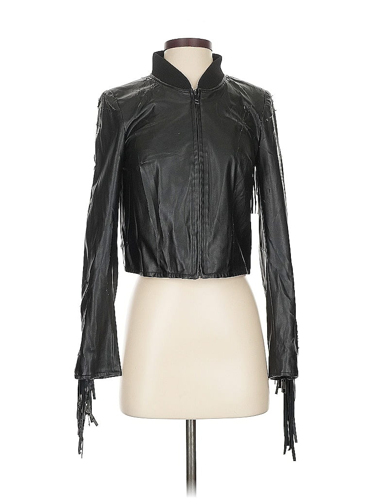 Pre-owned Aqua Jacket In Black