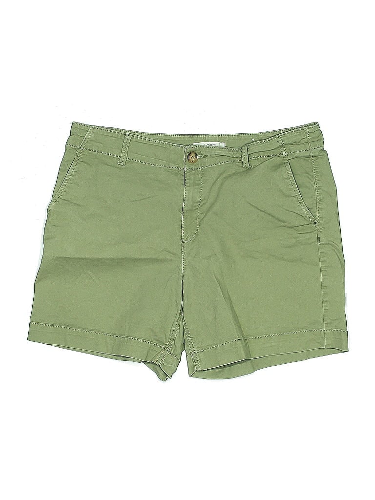 Pre-owned Ann Taylor Loft Khaki Shorts In Green