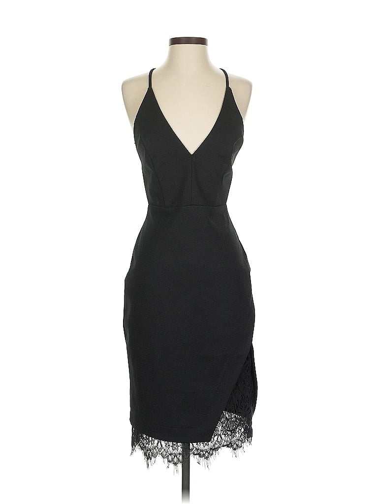 Pre-owned Astr Cocktail Dress In Black