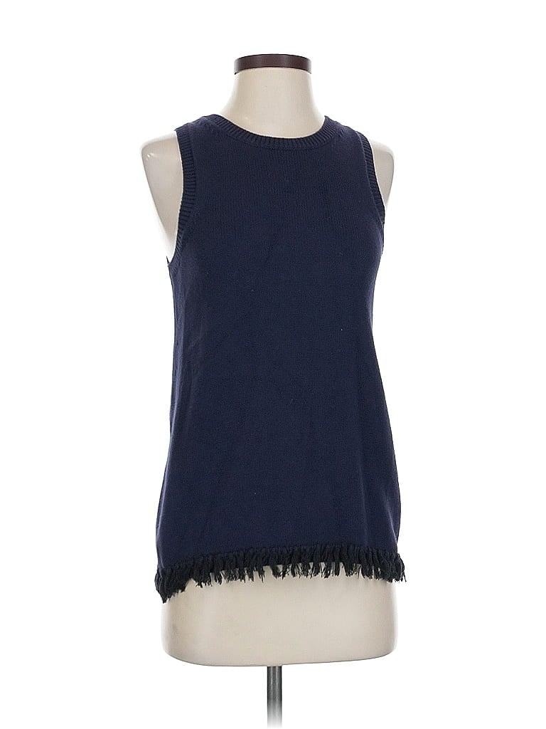 Pre-owned J.crew Factory Store Sweater Vest In Blue
