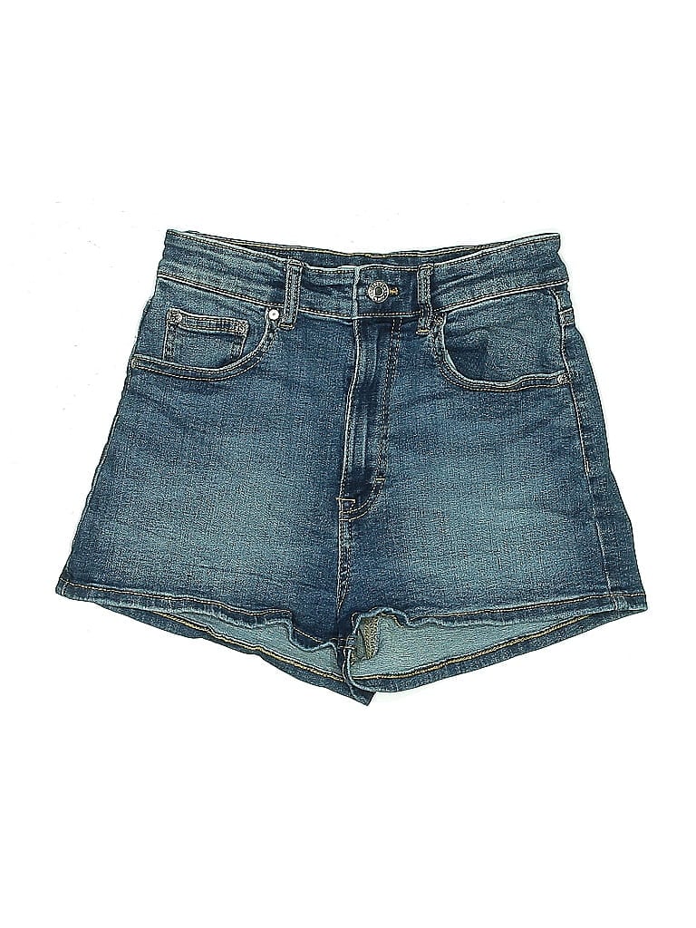 Pre-owned Pull & Bear Denim Shorts In Blue