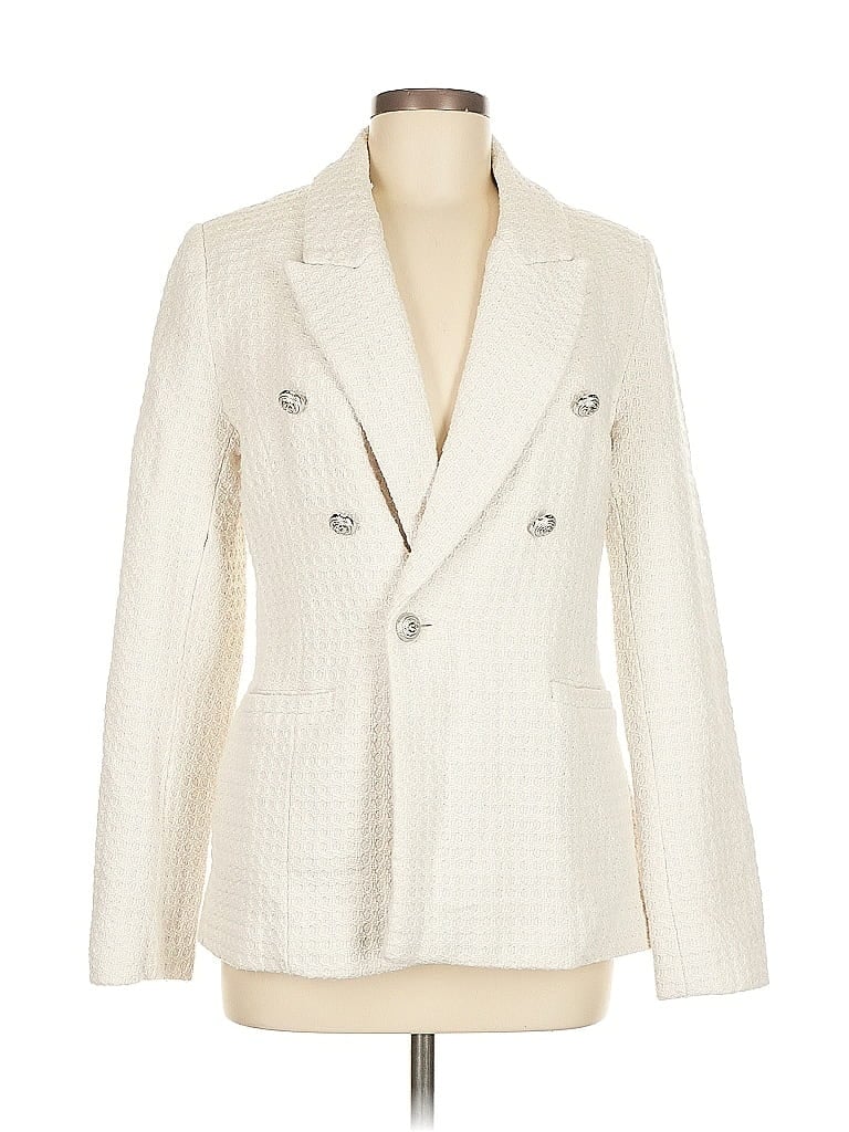 Pre-owned House Of Harlow 1960 Blazer Jacket In White