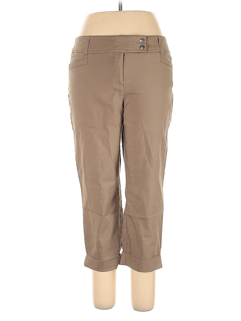 Pre-owned Style & Co Khaki Pant In Brown