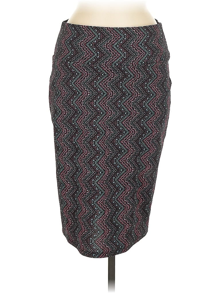 Pre-owned Lularoe Casual Skirt In Burgundy